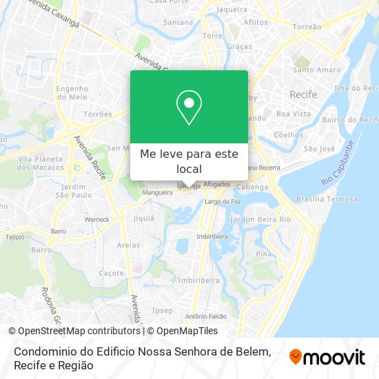 Condominio do Edificio Nossa Senhora de Belem mapa