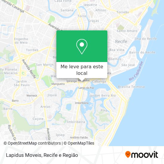 Lapidus Moveis mapa