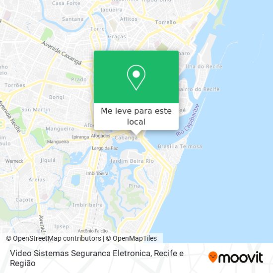 Video Sistemas Seguranca Eletronica mapa