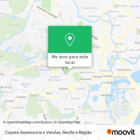 Copere Assessoria e Vendas mapa
