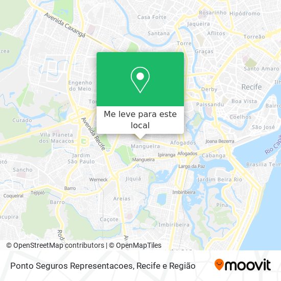 Ponto Seguros Representacoes mapa