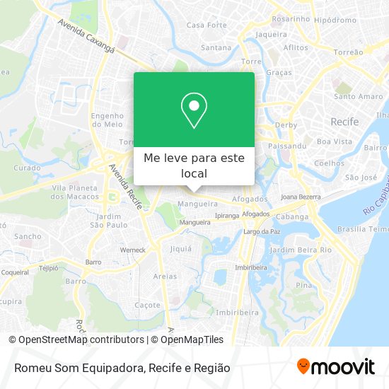 Romeu Som Equipadora mapa