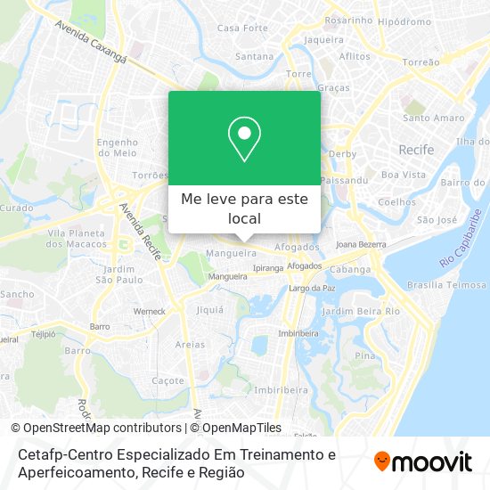 Cetafp-Centro Especializado Em Treinamento e Aperfeicoamento mapa