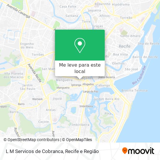 L M Servicos de Cobranca mapa