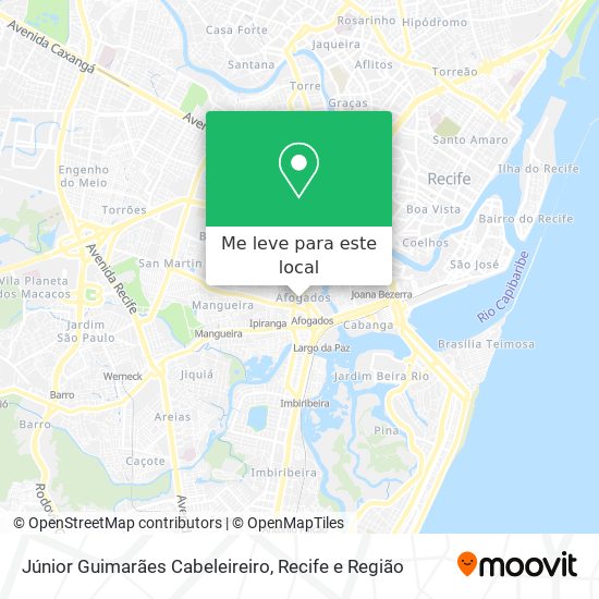Júnior Guimarães Cabeleireiro mapa