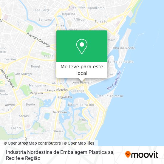Industria Nordestina de Embalagem Plastica sa mapa