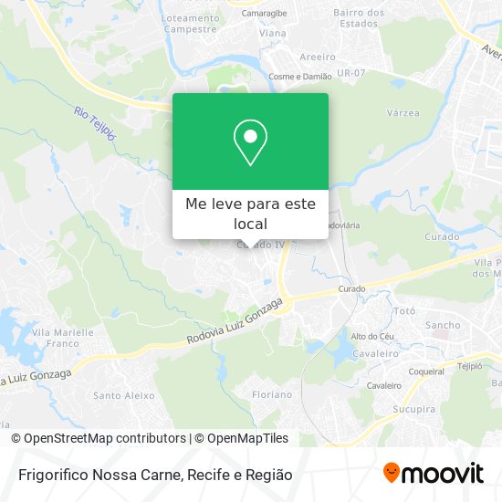 Frigorifico Nossa Carne mapa