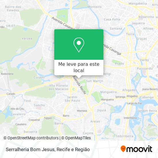 Serralheria Bom Jesus mapa