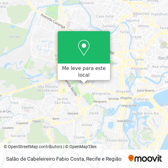 Salão de Cabeleireiro Fabio Costa mapa