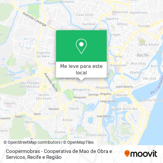 Coopermobras - Cooperativa de Mao de Obra e Servicos mapa