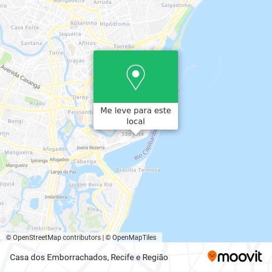 Casa dos Emborrachados mapa