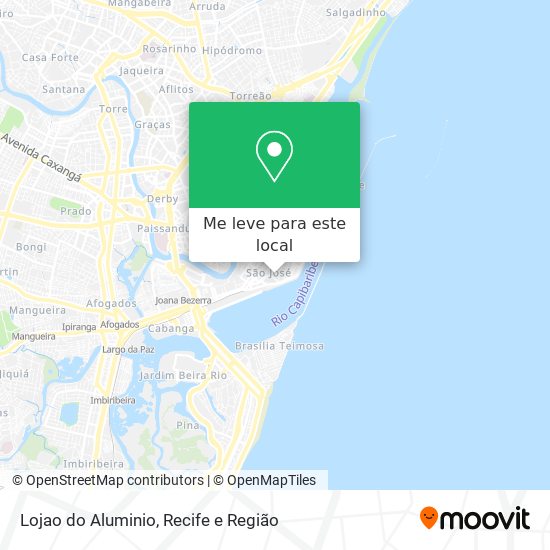 Lojao do Aluminio mapa