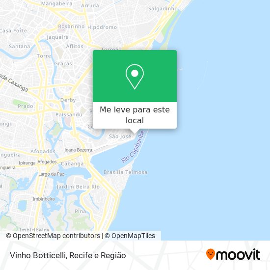Vinho Botticelli mapa