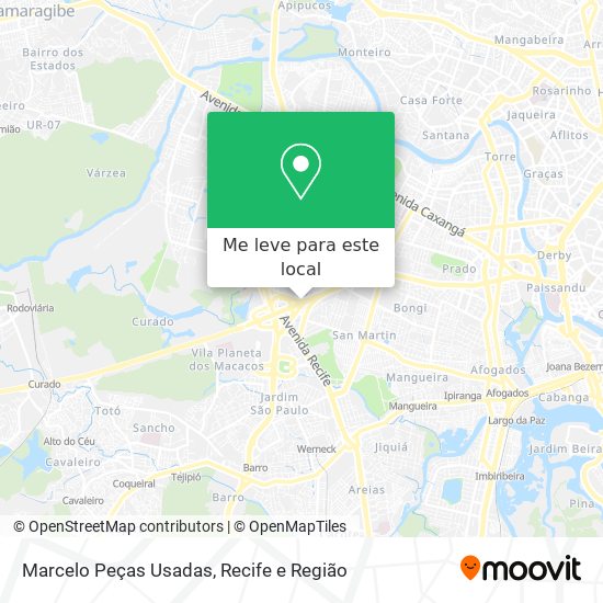 Marcelo Peças Usadas mapa