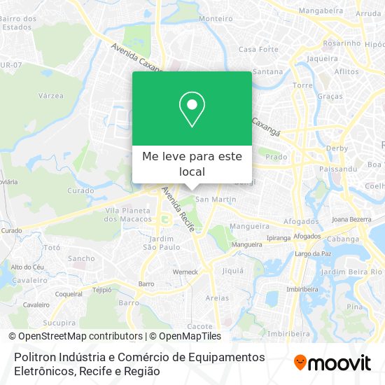 Politron Indústria e Comércio de Equipamentos Eletrônicos mapa