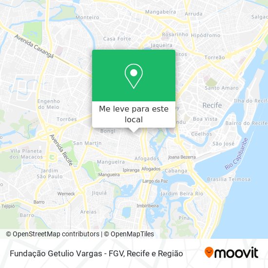 Fundação Getulio Vargas - FGV mapa
