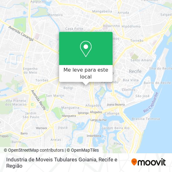 Industria de Moveis Tubulares Goiania mapa