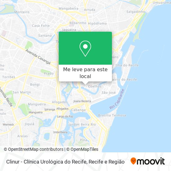 Clinur - Clínica Urológica do Recife mapa