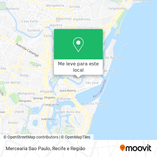 Mercearia Sao Paulo mapa