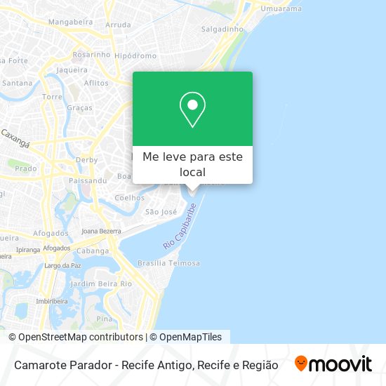 Camarote Parador - Recife Antigo mapa