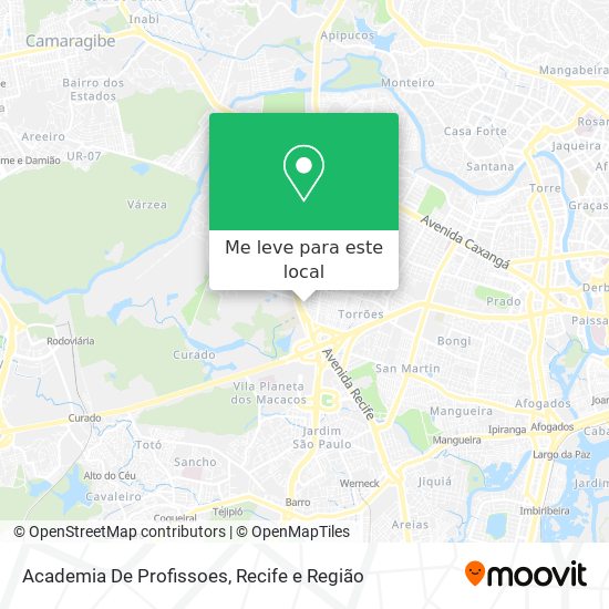 Academia De Profissoes mapa