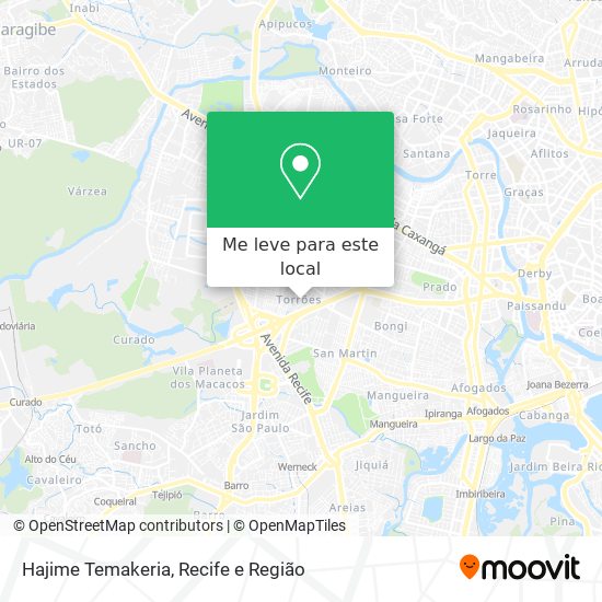 Hajime Temakeria mapa