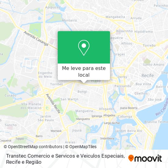 Transtec Comercio e Servicos e Veiculos Especiais mapa