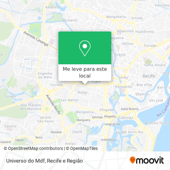 Universo do Mdf mapa