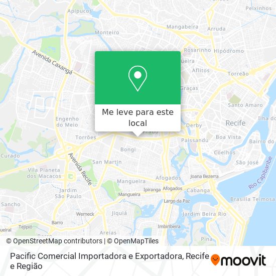 Pacific Comercial Importadora e Exportadora mapa