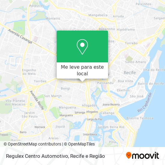 Regulex Centro Automotivo mapa