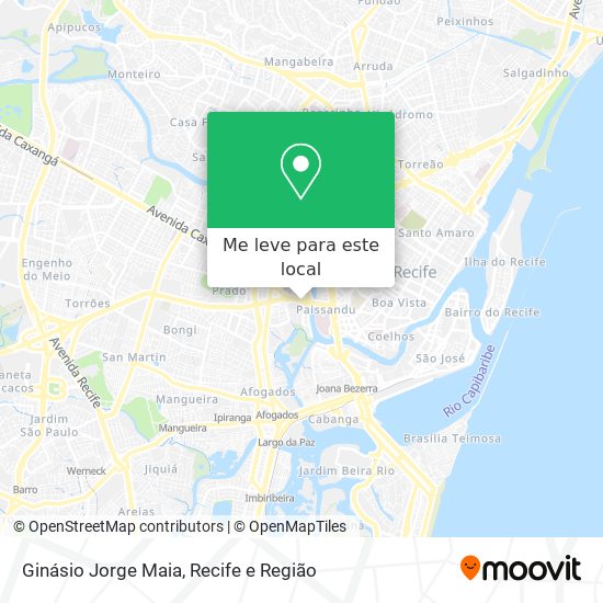 Ginásio Jorge Maia mapa