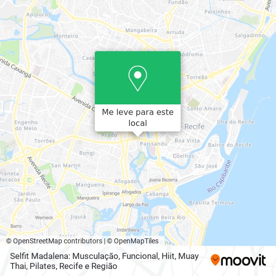 Selfit Madalena: Musculação, Funcional, Hiit, Muay Thai, Pilates mapa