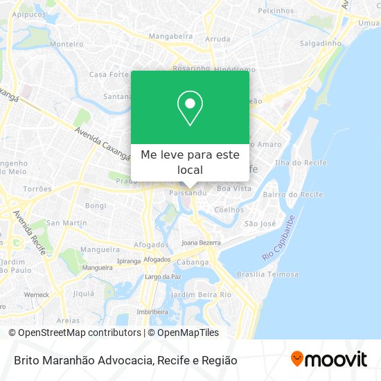 Brito Maranhão Advocacia mapa