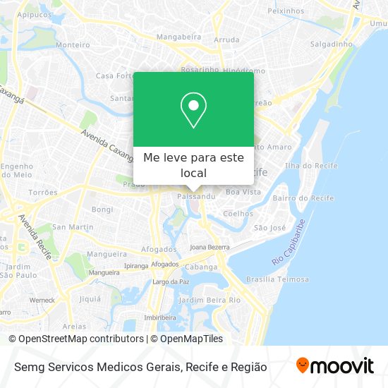 Semg Servicos Medicos Gerais mapa