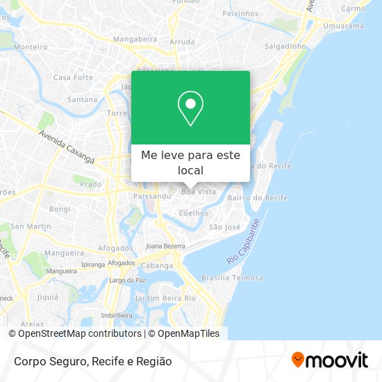 Corpo Seguro mapa