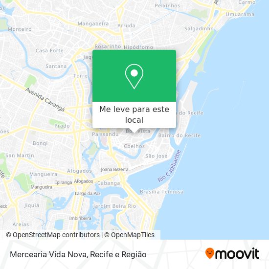 Mercearia Vida Nova mapa