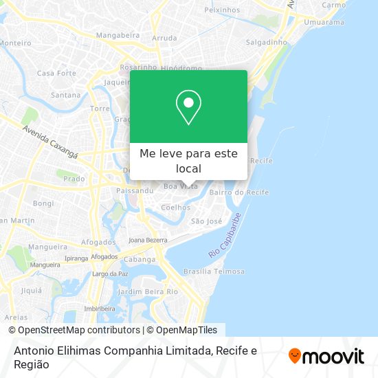Antonio Elihimas Companhia Limitada mapa
