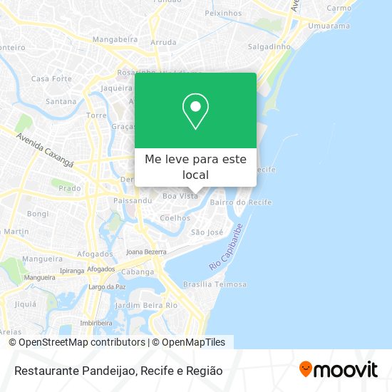 Restaurante Pandeijao mapa