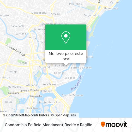 Condomínio Edifício Mandacarú mapa