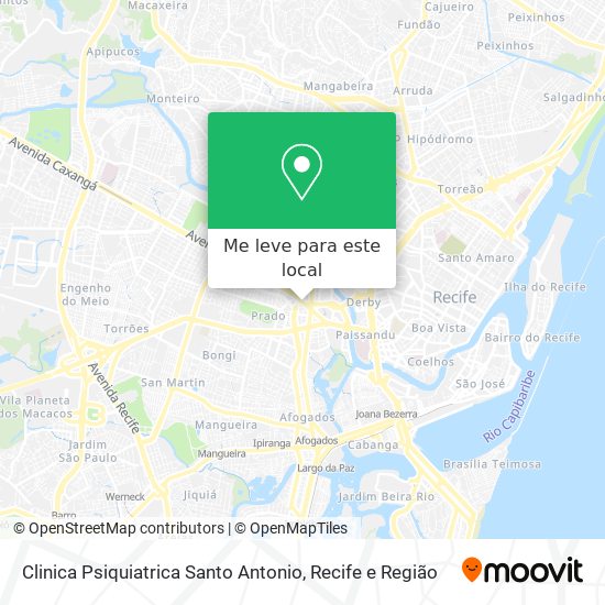 Clinica Psiquiatrica Santo Antonio mapa