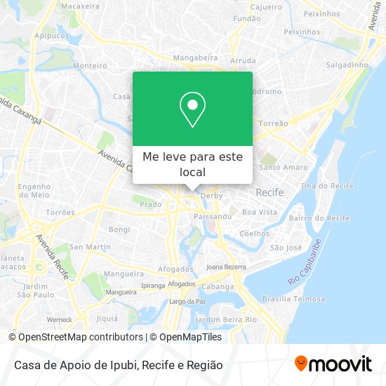 Casa de Apoio de Ipubi mapa