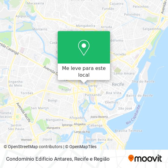 Condomínio Edifício Antares mapa