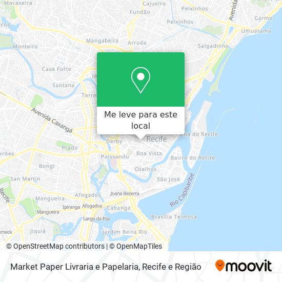 Market Paper Livraria e Papelaria mapa