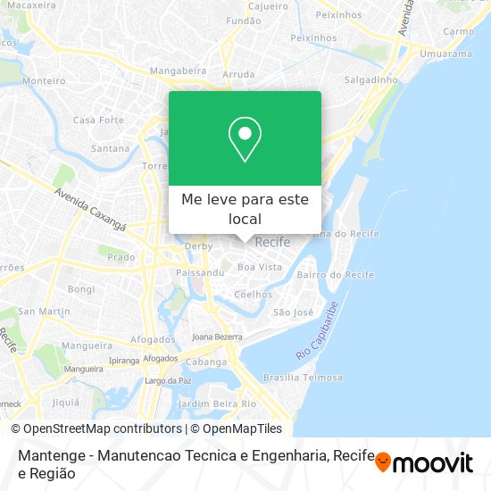 Mantenge - Manutencao Tecnica e Engenharia mapa