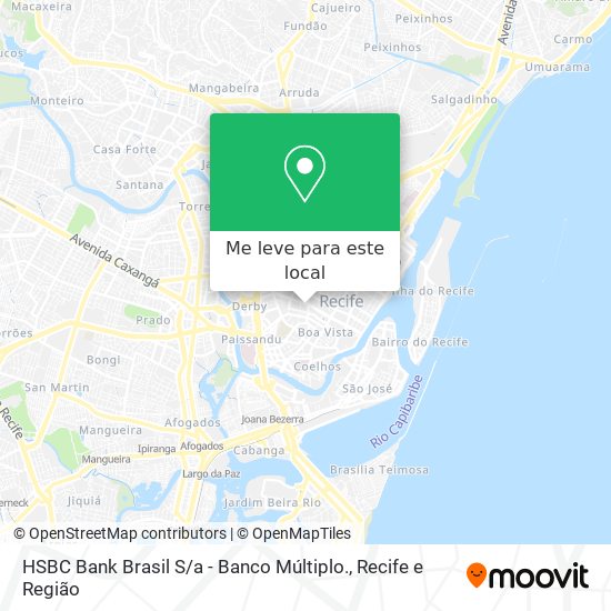 HSBC Bank Brasil S / a - Banco Múltiplo. mapa