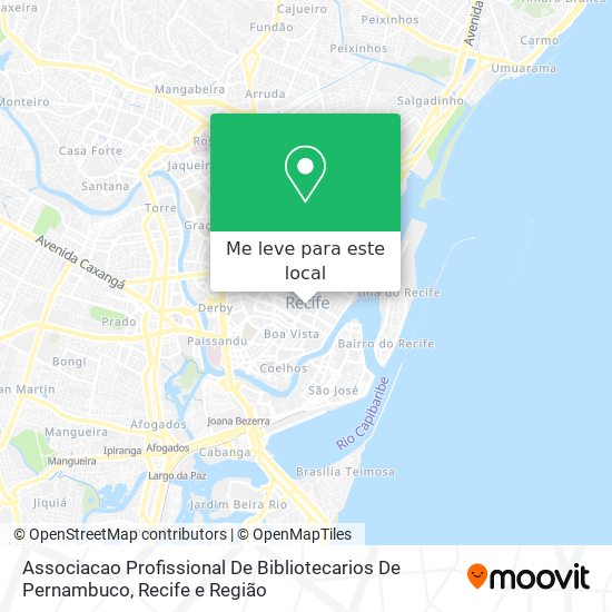 Associacao Profissional De Bibliotecarios De Pernambuco mapa