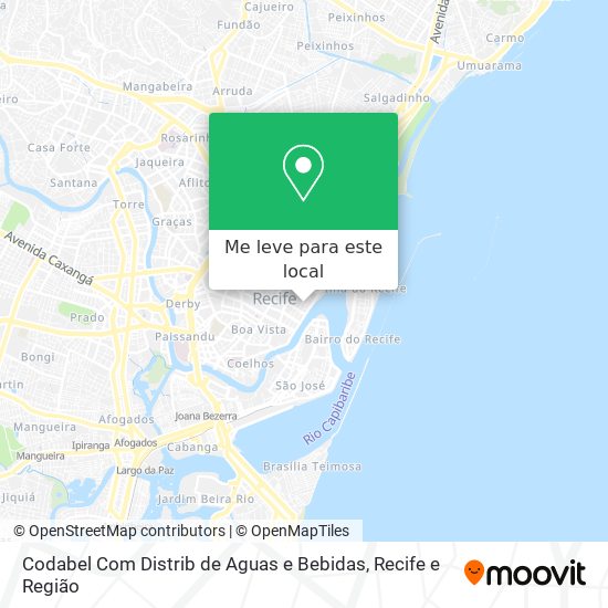 Codabel Com Distrib de Aguas e Bebidas mapa