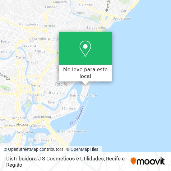 Distribuidora J S Cosmeticos e Utilidades mapa