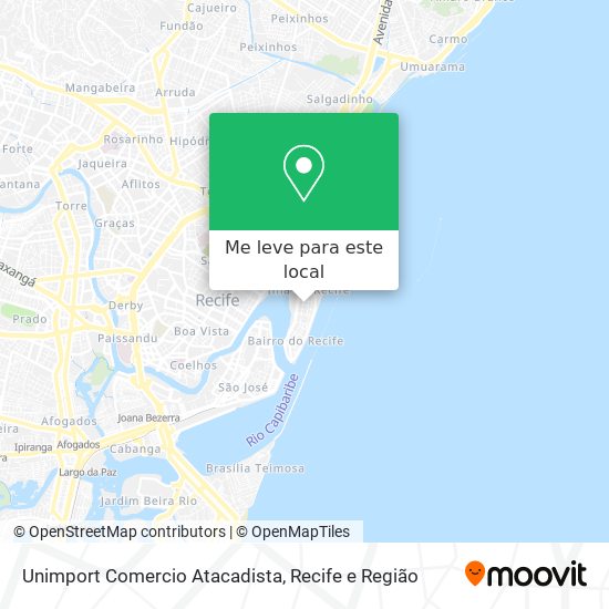 Unimport Comercio Atacadista mapa