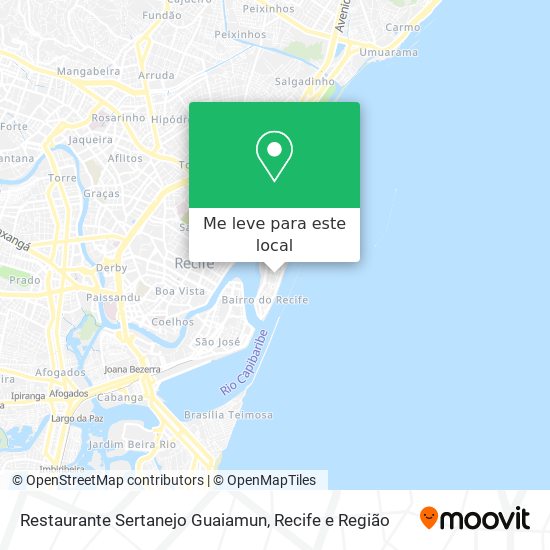 Restaurante Sertanejo Guaiamun mapa